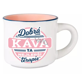 Albi Espresso hrneček - Dobrá káva, ta nejlepší terapie 45 ml