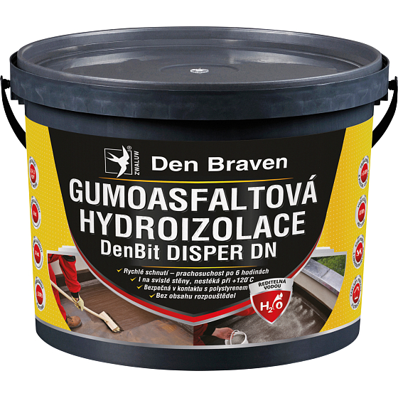 Den Braven DenBit Disper DN gumoasfaltová hydroizolace, 5 kg