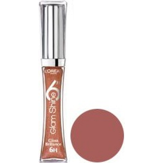 Loreal Paris Glam Shine 6H Volumizer lesk na rty 305 Mocha Obsession 6 ml