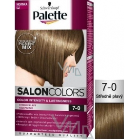 Schwarzkopf Palette Salon Colors barva na vlasy odstín 7-0 Středně plavá