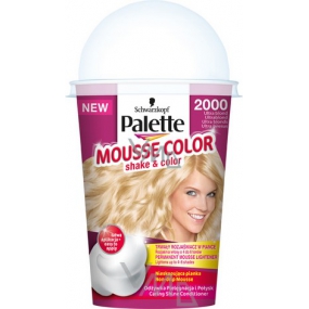 Schwarzkopf Palette Mousse Color Shake and Color barva na vlasy 2000 Ultra blond