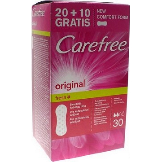 Carefree Original Fresh slipové intimní vložky 30 kusů