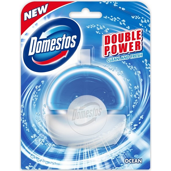 Domestos Double Power Clean and Fresh Ocean Wc tekutý blok 60 ml