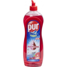 Pur Duo Power Grapefruit & Cherry prostředek na mytí nádobí 900 ml
