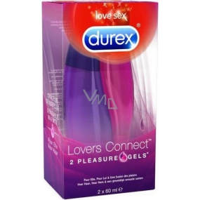 Durex Lovers Connect lubrikační gel 2 x 60 ml