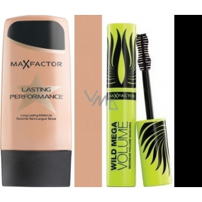 Max Factor Lasting Perfomance make-up 102 Pastelle 35 ml + Wild Mega Volume řasenka černá 11 ml