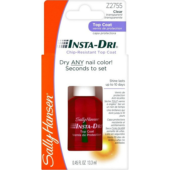 Sally Hansen Insta Dri Top Coat rychleschnoucí krycí lak 13,3 ml