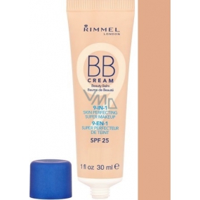 Rimmel London BB Cream 9v1 Skin Perfecting Super make-up BB krém 002 Medium 30 ml