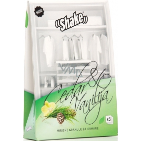 Shake Fragrance Closet Sachets Cedar & Vanilla vonné sáčky do skříně 3 kusy