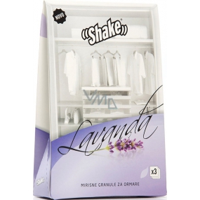 Shake Fragrance Closet Sachets Lavender vonné sáčky do skříně 3 kusy