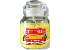 Lima Aroma Dreams Citron aromatická svíčka sklenička s víčkem 120 g