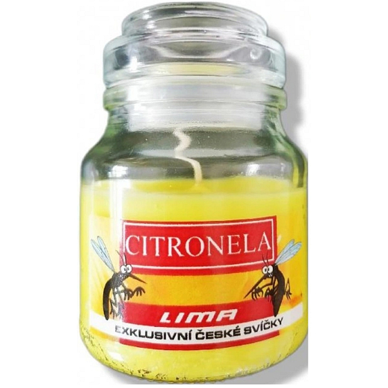 Lima Aroma Dreams Citron aromatická svíčka sklenička s víčkem 120 g