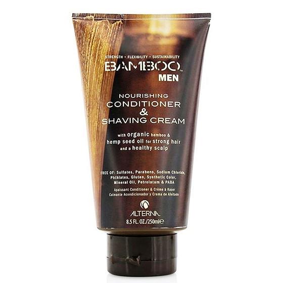 Alterna Bamboo Men Nourishing hydratační a regenerační kondicionér a krém na holení 250 ml