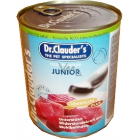 Dr. Clauders Junior Hovězí, kuřecí, vepřové maso kompletní superprémiové krmivo pro štěnata 100% masa 800 g