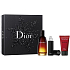 Christian Dior Fahrenheit toaletní voda pro muže 100 ml + cestovní sprej (znovu plnitelný) toaletní voda 10 ml + sprchový gel 50 ml, dárková sada