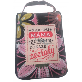 Albi Skládací taška na zip do kabelky s nápisem Máma 42 x 41 x 11 cm