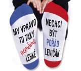 Nekupto Rodinné dárky s humorem Ponožky My vpravo, velikost 43-46 WZ 010