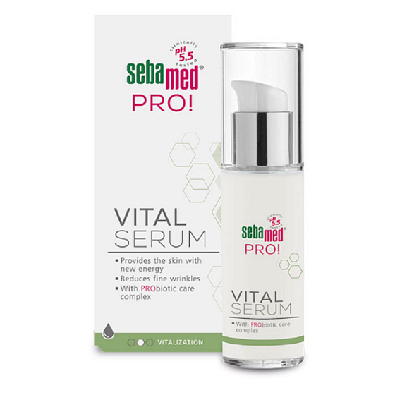 SebaMed PRO! intenzivní sérum zmírňuje a předchází příznakům stárnutí 30 ml