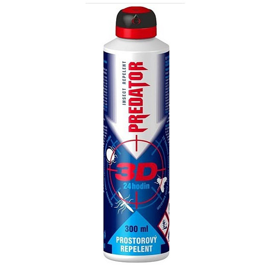 Predator Repelent 3D s parfemací, proti klíšťatům a komárům 300 ml