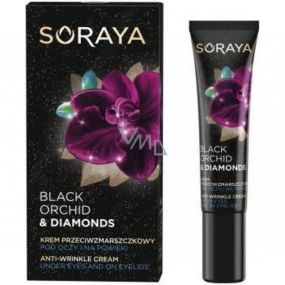 Soraya Black Orchid Černá orchidej + Diamantový prášek oční krém proti vráskám 15 ml