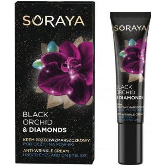 Soraya Black Orchid Černá orchidej + Diamantový prášek oční krém proti vráskám 15 ml