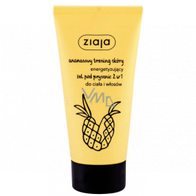 Ziaja Pineapple 2v1 energizující sprchový gel a šampon 160 ml