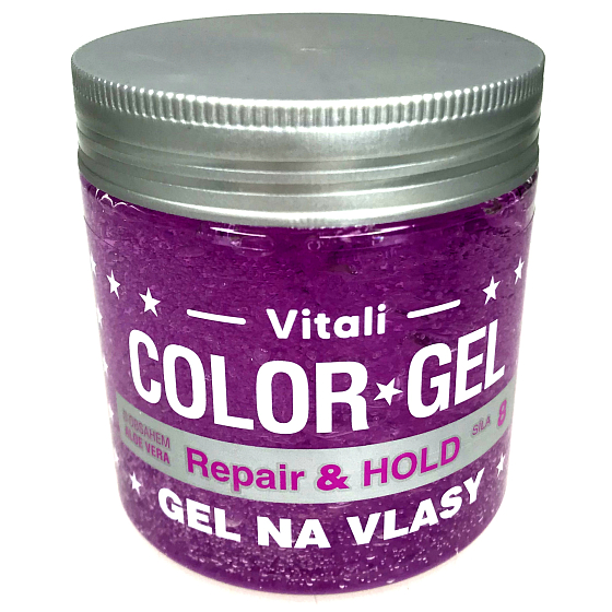 Styl Vitali Color Repair & Hold Aloe Vera tužicí gel na vlasy 390 ml