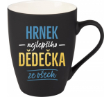 Albi Sametový hrnek Nejlepší dědeček černý 300 ml