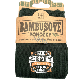 Albi Bambusové ponožky Na cesty, velikost 39 - 46