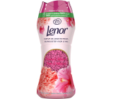 Lenor Peony & Hibiscus vůně pivoňky a ibišku vonné perličky do bubnu pračky 140 g