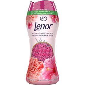 Lenor Peony & Hibiscus vůně pivoňky a ibišku vonné perličky do bubnu pračky 140 g