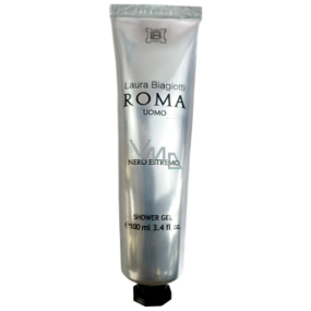 Laura Biagiotti Roma Uomo Nero Estremo Intense sprchový gel pro muže 100 ml