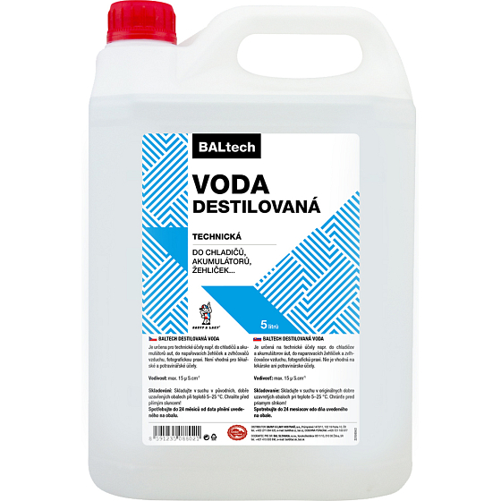 BALTECH destilovaná voda kanystr 5 l