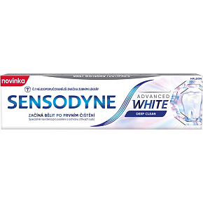 Sensodyne Advanced White zubní pasta pro citlivé zuby, 75 ml