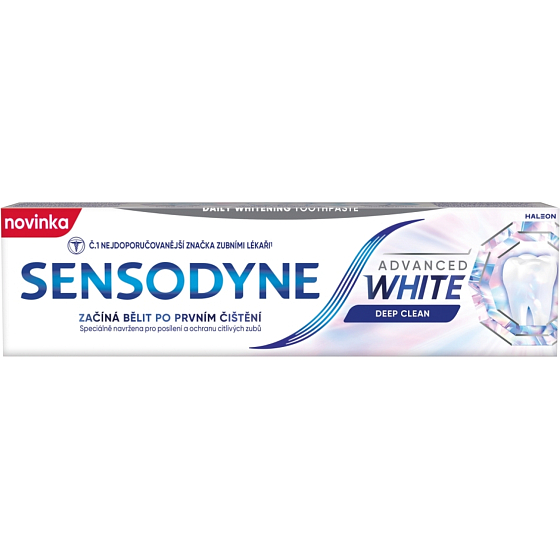 Sensodyne Advanced White zubní pasta pro citlivé zuby, 75 ml