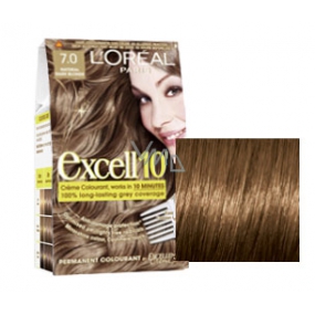 Loreal Paris Excell 10 barva na vlasy odstín 7,0 tmavá blond