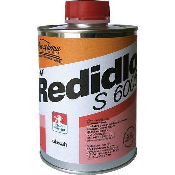 Severochema Ředidlo S 6005 pro syntetické nátěrové hmoty 700 ml