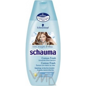 Schauma Cotton Fresh šampon na vlasy pro mírně se mastící až mastné vlasy 250 ml