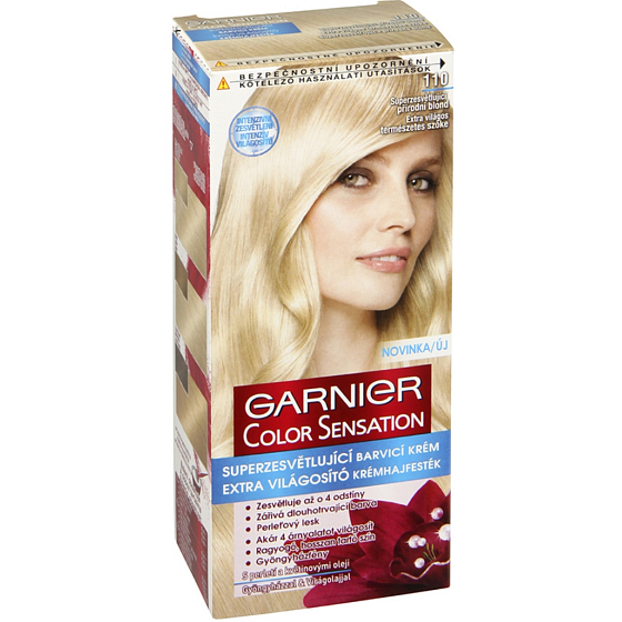 Garnier Color Sensation barva na vlasy 110 Superzesvětlující přírodní blond