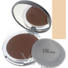 S-he Stylezone Compact Powder pudr odstín 652/01 Silky Beige 10 g