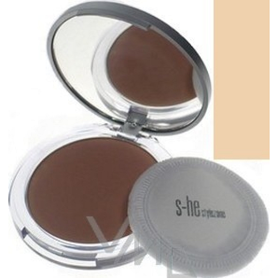 S-he Stylezone Compact Powder pudr odstín 652/01 Silky Beige 10 g