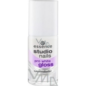 Essence Studio Nails Pro White Gloss lak na nehty 8 ml