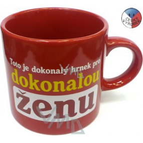 Nekupto Dárky s humorem Toto je dokonalý hrnek pro dokonalou ženu hrnek 0,4 l 1 kus