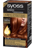 Syoss Oleo Intense Color barva na vlasy bez amoniaku 6-76 Teplý měděný