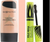 Max Factor Lasting Perfomance make-up 101 Ivory Beige 35 ml + Wild Mega Volume řasenka černá 11 ml