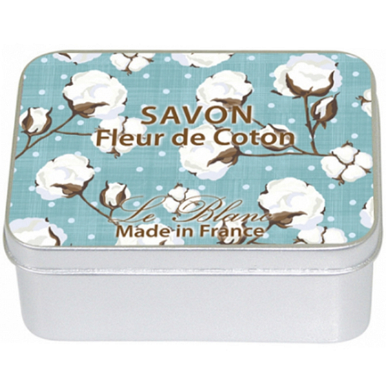 Le Blanc Bavlna - Fleur De Coton přírodní mýdlo tuhé v krabičce 100 g