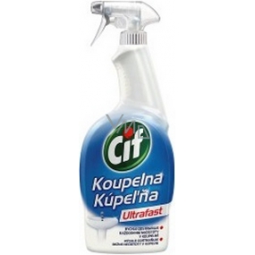 Cif Ultrafast Koupelna Čisticí prostředek na nečistoty v koupelně 750 ml rozprašovač