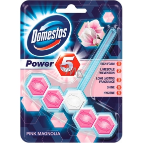 Domestos Power 5 Pink Magnolia Wc tuhý blok 55 g