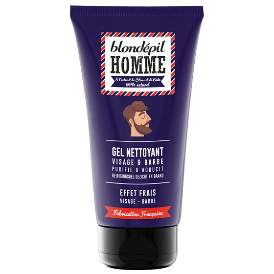 Blondépil Homme Nettoyant čisticí gel na obličej a vousy pro muže 150 ml