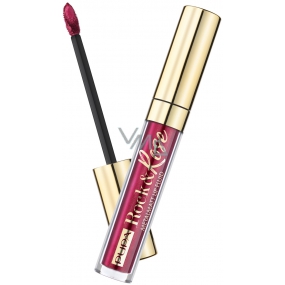 Pupa Rock & Rose Metal Matt Lip Fluid tekutá metalická rtěnka mat 002 True Ruby 3 ml